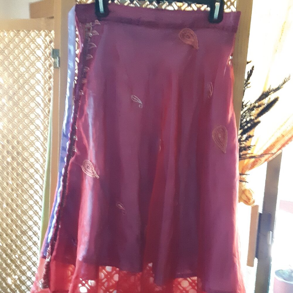 Indian Sari Wrap Skirt